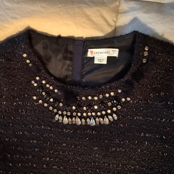 Crewcuts jeweled black dress - Picture 2 of 4